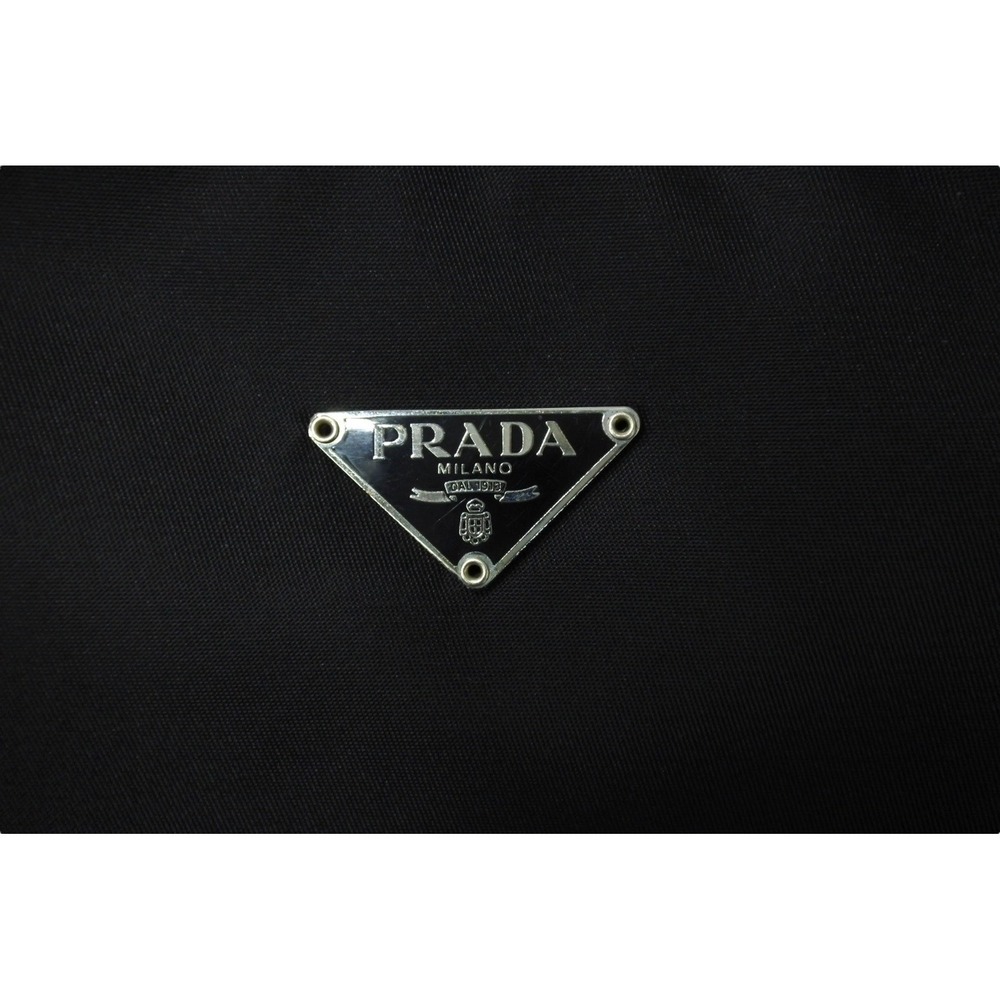 Prada Hobo handbag One Shoulder Hobo bag triangle logo black - Picture 6 of 10